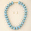 Chunky Rondelle Bead Necklace Set