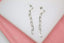 18K Gold Filled Link Chain Dangle Drop Earrings (L124)