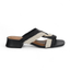 Verina Sandals Straw - Black Off-White 45500
