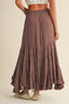 Deep Roast Maxi Skirt
