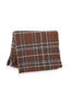 Fawn Snuggly Plaid Fringe Scarf
