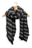 Cross+Dotted Stripe Scarf