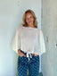 Cream Sheer Sleeveless Top