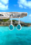 SS Bezel Earrings