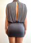 Velour Contour Mini Dress
