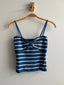 Coastline Stripes Bandeau Top