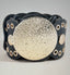 Oval Leather Disc Link Belt