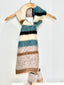 Multi Roman Stripe Scarf