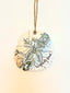 WB Dolphin Map Wood Ornament
