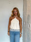 Ivory Lace Halter Top