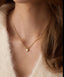 Heart Padlock Interlocking Necklace