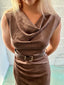 Cowl Neck Dress
