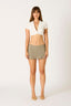 Check Mini Skirt