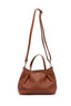 Niki Pleated Satchel Crossbody