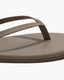 Brown sandal on a white background