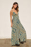 Plaid Gardens Maxi Dress