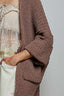 brown cardigan