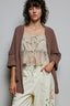 Brown cardigan
