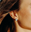 SS Sea Glass Sterling Stud Earrings