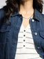 Tencel Lyocell Denim Jacket in Dark Wash