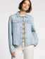 Tencel Lyocell Denim Jacket in Light Wash