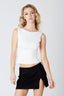 White Form Top