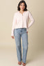 Elina Striped Collar Knit Top
