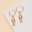 Fish Hook Dangle Earrings