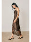 Umber Brown Sleeveless Dress