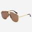 Logan Acetate Aviator Mens Sunglasses