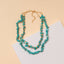 Freeform Resin Stone Bead Necklace