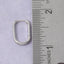 Mismatched Carabiner Hoop And Cz Bar Earrings