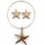 Coastal Chunky Starfish Earrings