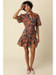 Adele Floral Mini Dress