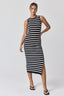 Seabreeze Stripes Midi Dress