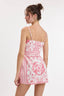 IVY MANTRA PATTERN TILE BORDER MINI DRESS