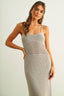 D3519   NET PATTERN ON BOTTOM KNITTED DRESS