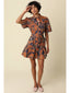 Adele Floral Mini Dress