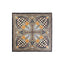Art Deco Fan Print Satin Square Bandana Scarf - Hallelu Clothing Boutique