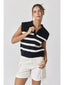 Atlantic Stripe Top - Hallelu Clothing Boutique