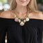 Avalon Chunky Gold Chain Seashell Necklace
