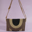 Tonal Arch Woven Straw Envelope Clutch