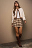 Pretty In Plaid Mini Skirt