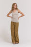 ribbed scoop neck tank top