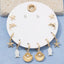 Starfish Shell Ocean Charms Earring Set