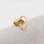 Texture Design 18K Gold Plated Conch Ring - FGS