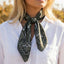 Bandana Paisley Print Satin Square Scarf - Hallelu Clothing Boutique