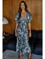 Paisley Twilight Midi Dress