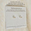 SEASHELL STUDS | 18K gold