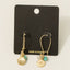 Seashell Drop Hoop Earrings